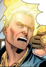 Pirate Captain Johnny Storm Pirate Reality studied by Reed Richards (Earth-96662)