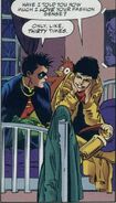 With Robin in her bedroom, in Marvel Versus DC #2