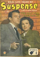 Suspense Vol 1 2.jpg (54 KB) Suspense #2 "I Bet with Death!" Release date: November 4, 1949 Cover date: February, 1950