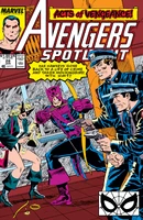 Avengers Spotlight #28 "Denver Doubles" Release date: November 14, 1989 Cover date: January, 1990