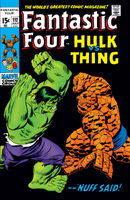 Available Fantastic Four #112 "Battle of the Behemoths!" Release date: April 20, 1971 Cover date: July, 1971