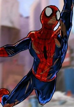 Peter Parker (Battle-Damaged Spider-Man) Spider-Man Unlimited (Earth-TRN461)