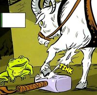 Thor Odinson (Earth-97161) and Tanngrisnir (Earth-97161) from Lockjaw and the Pet Avengers Vol 1 1 001
