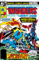 Invaders #37 "The Liberty Legion Busts Loose!" Release date: November 14, 1978 Cover date: February, 1979