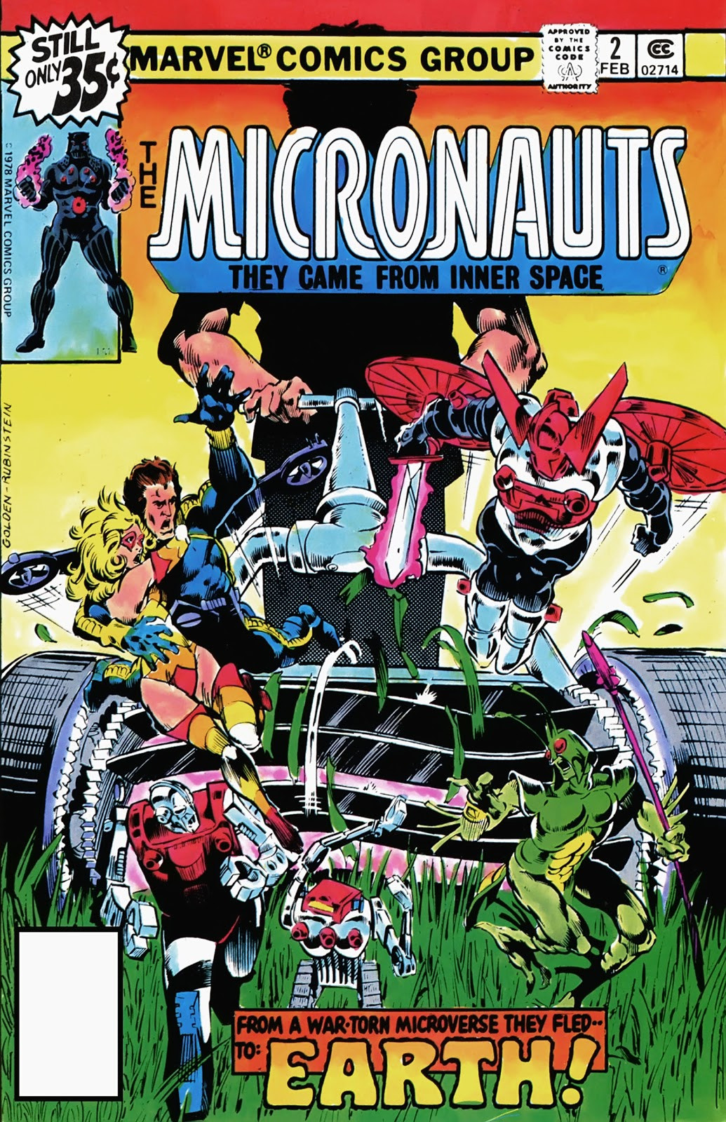 Comic, The Micronauts, Vol 2 No. 7, Acroyear fights alone