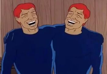 Stan Patterson (Earth-6799) and Lee Patterson (Earth-6799) from Spider-Man (1967 animated series) Season 1 15A 001