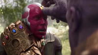 Vision (Earth-199999) and Thanos (Earth-199999) from Avengers Infinity War 001