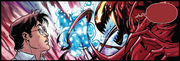 Carnage (Symbiote) (Earth-616) and Kenneth Neely (Earth-616) from Carnage Vol 3 2 001