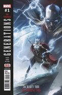 Generations The Unworthy Thor & The Mighty Thor Vol 1 1 Second Printing Variant