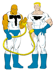 John Anvil (Earth-616) and Leroy Jackson (Earth-616) from Official Handbook of the Marvel Universe Vol 2 17 001