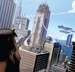 Manhattan from Spider-Men II Vol 1 5 001