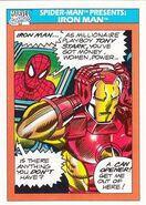 Spider-Man Presents Iron Man from Marvel Universe Cards Series I 0001