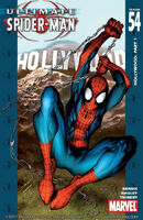 Ultimate Spider-Man #54 "Hollywood: Part 1" Release date: March 10, 2004 Cover date: May, 2004