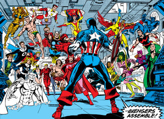 Avengers (Earth-616) from Avengers Vol 1 305 001