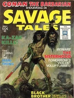 Savage Tales #1 "The Frost Giant's Daughter" Release date: January 19, 1971 Cover date: May, 1971