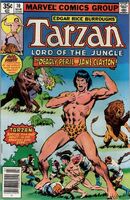 Tarzan #10 "The Deadly Peril of Jane Clayton" Release date: December 27, 1977 Cover date: March, 1978