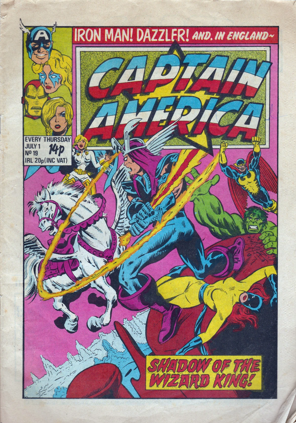 Captain America (UK) Vol 1 19 Marvel Database Fandom