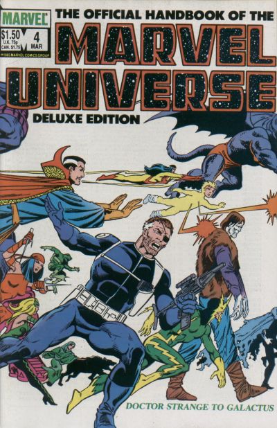 Comic Book Collecting, Starfox … Official Handbook of the Marvel Universe