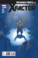 X-Factor #245 "Breaking Points: Five Days That Will Change X-Factor Forever Day Five" Release date: October 17, 2012 Cover date: December, 2012