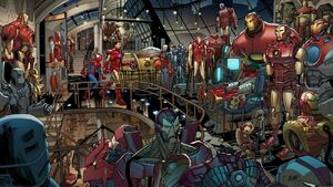 Iron Man Armor (Earth-1610) from Ultimate Spider-Man Vol 1 153 001