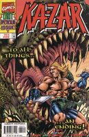 Ka-Zar (Vol. 3) #20 "Lord of the Savage Land!" Release date: October 7, 1998 Cover date: December, 1998