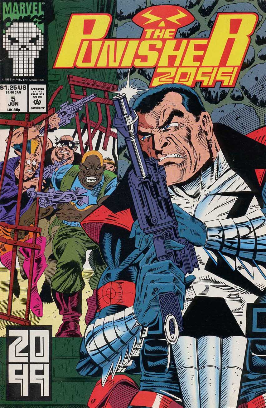 Freebie Marvel Comics Punisher 2099 #2 1993 VF- VF FREE COMBINED SHIPPING
