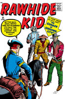 Rawhide Kid #21 "The Gunmen of Sundown City" Release date: January 5, 1961 Cover date: April, 1961