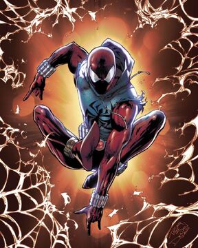 Scarlet spider hoodie blue on sale