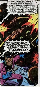 Renewed hostilities in the Kree/Skrull War