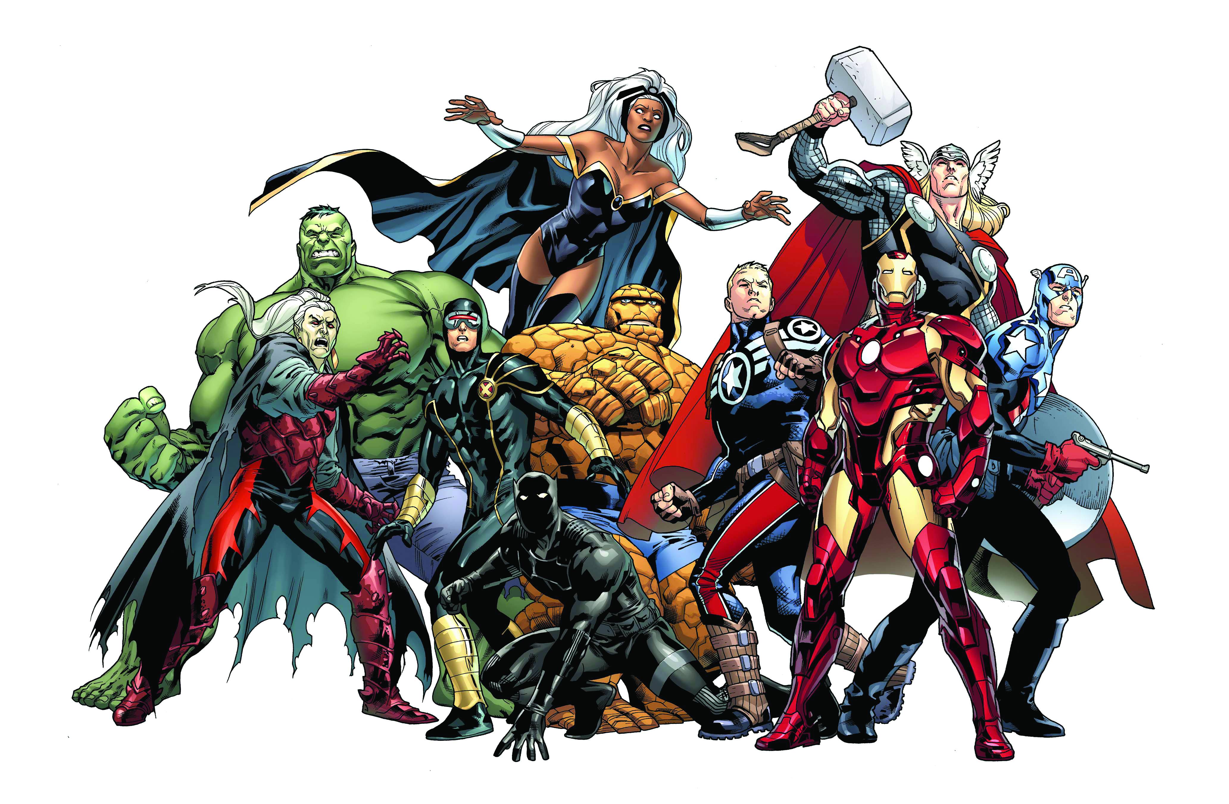 all marvel characters list