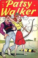 Patsy Walker #5 "World's Champion Uncle" Release date: April 2, 1946 Cover date: June, 1946
