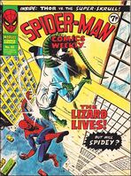 Spider-Man Comics Weekly #92 Cover date: November, 1974