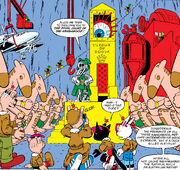 Doom Island from Peter Porker, The Spectacular Spider-Ham Vol 1 1 0001