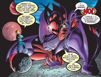 Onslaught (Earth-616) and Franklin Richards (Earth-616) from X-Men Vol 2 55 001