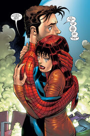 Peter Parker (Earth-616) and Mary Jane Watson (Earth-616) from Amazing Spider-Man Vol 2 50 001