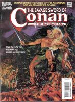 Savage Sword of Conan #213 "Death Has Four Corners" Release date: July 20, 1993 Cover date: September, 1993