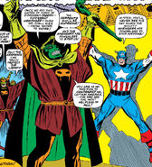 Steven Rogers (Earth-616) Captain America prisoner of the Sons of the Serpent from Avengers Vol 1 33