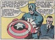 Steven Rogers (Earth-616) and Franklin Delano Roosevelt (Earth-616) from Captain America Vol 1 255 001