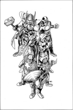 Uncanny Avengers Vol 1 1 Sketch Variant Textless