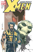 Uncanny X-Men #442 "Of Darkest Nights (Part 1)" Release date: April 7, 2004 Cover date: June, 2004