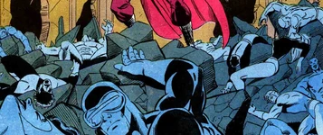 Captain America led Super-Soldier army (Earth-28918)