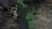 James Howlett and Bruce Banner (Earth-8096) from Hulk vs. Wolverine 001