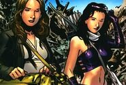 Katherine Bishop (Earth-616) and Jessica Jones (Earth-616) from Young Avengers Presents Vol 1 6 001