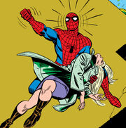 Peter Parker (Earth-616) and Gwendolyne Stacy (Earth-616) from Amazing Spider-Man Vol 1 121 001