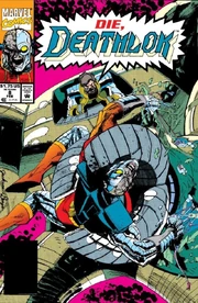 Jacobs uses his huge armor against Deathlok