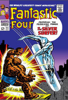 Fantastic Four #55 "When Strikes the Silver Surfer!" Release date: July 7, 1966 Cover date: October, 1966