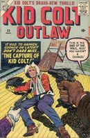 Kid Colt Outlaw #83 "The Capture of Kid Colt!" Release date: November 1, 1958 Cover date: March, 1959