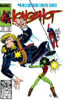 Longshot #4 "Can’t Give It All Away!" Release date: September 3, 1985 Cover date: December, 1985