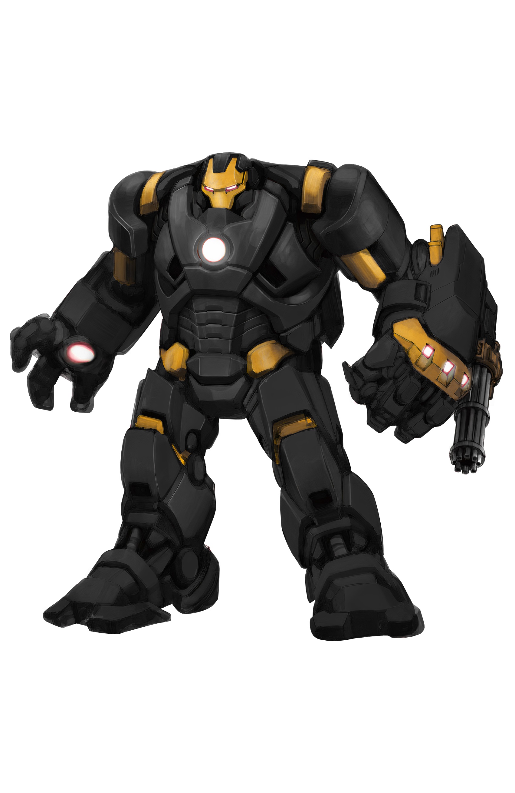 iron man black and gold armor marvel now