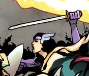 Daken killed Iron Patriot (Earth-10382)